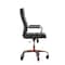 Flash Furniture Black LeatherSoft Roller Wheel Executive Chair GO-2286H-BK-RSGLD-RLB-GG - alternate 3